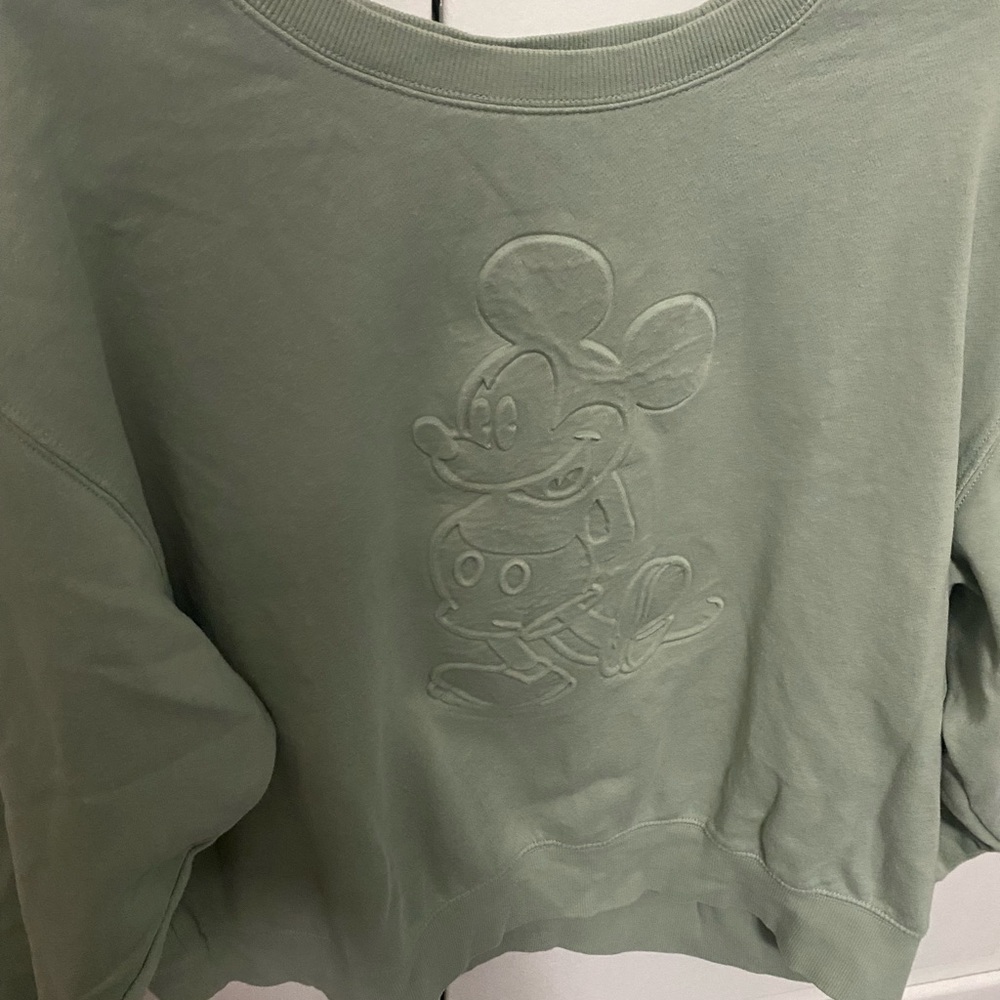 Disneyland H&M mint green crew neck.